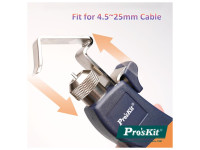 PROSKIT Descarnador de Cabos Redondos Ø4.5-25mm PROSKIT Descarnador de Cabos Redondos Ø4.5-25mm